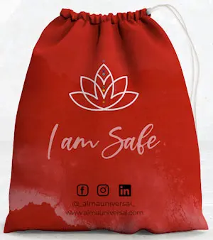 I AM SAFE PROMOTIONAL BAGS