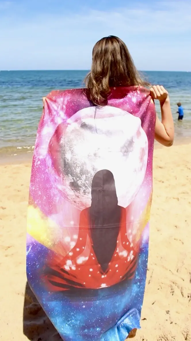 ECO-FRIENDLY MEDITATION MOON TOWEL