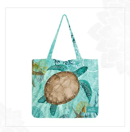 SEA TOURTLE TOTE BAG