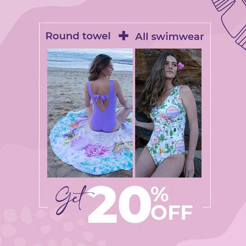 Swimwear & Round Beach Mats