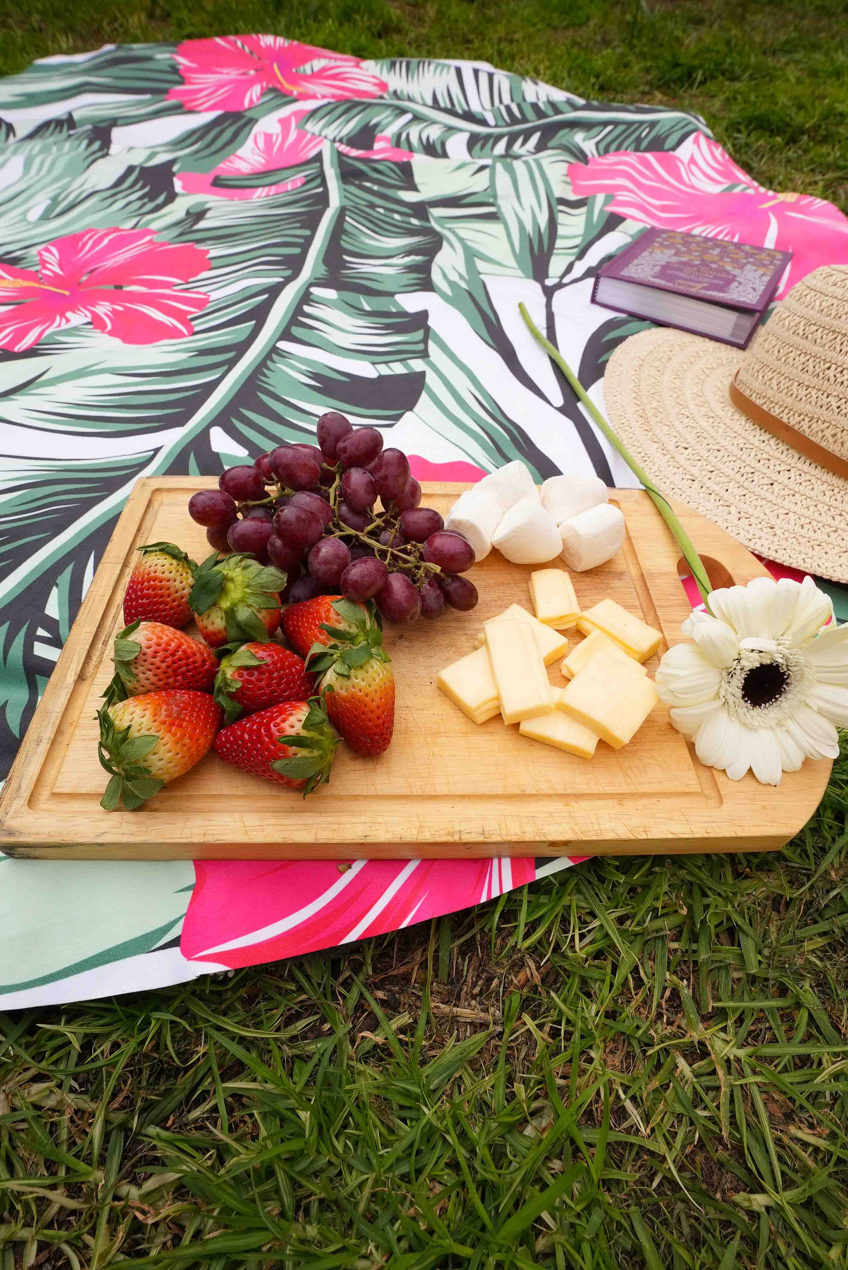 ROUND MAT TROPICAL